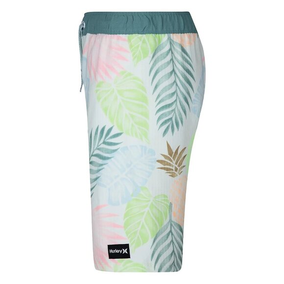 Hurley Boys' Washed Pineapple Pull-On Shorts Size Medium Stretch Mesh Lining - Picture 1 of 4
